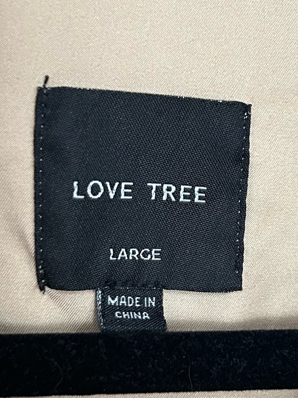 Love Tree Tan Drawstring Utility Jacket - Picture 2 of 7